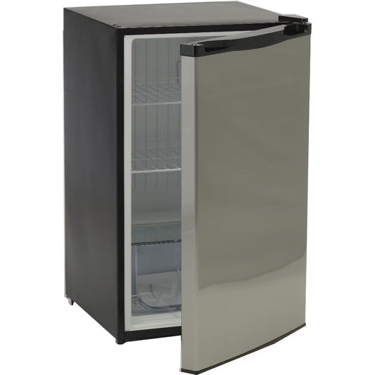 4.5 Cu Ft Outdoor Rated Mini Fridge with Freezer (Stainless Steel door)